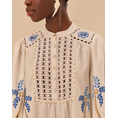 Product FARM RIO ROMANTIC RICHILIEU OFF-WHITE BLOUSE thumbnail image