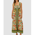 Product FARM RIO GARDEN TAPESTRY SAND MAXI DRESS thumbnail image