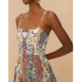 Product FARM RIO BOHO GLAM OFF-WHITE LOOPY CUPS MAXI DRESS thumbnail image