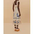 Product FARM RIO CROSS STITCH RICHELIEU SUNFLOWER OFF-WHITE MIDI DR thumbnail image