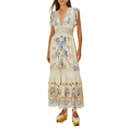 Product FARM RIO ROMANTIC RICHELIEU OFF-WHITE MAXI DRESS thumbnail image