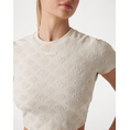 Product GUESS PEONY JACQUARD KNIT - RECY POLY-COTTON JACQ SPONGE WOMEN'S TOP thumbnail image