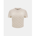 Product GUESS PEONY JACQUARD KNIT - RECY POLY-COTTON JACQ SPONGE WOMEN'S TOP thumbnail image