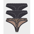 Product GUESS 3PACK PRINTED BASIC THONG WOMEN'S UNDERWEAR thumbnail image