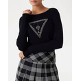 Product GUESS IVORY TRIANGLE LOGO RN LS SWTR ΠΛΕΚΤΟ ΓΥΝΑΙΚΕΙΟ thumbnail image