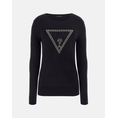 Product GUESS IVORY TRIANGLE LOGO RN LS SWTR ΠΛΕΚΤΟ ΓΥΝΑΙΚΕΙΟ thumbnail image