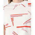 Product KARL LAGERFELD JEANS KLJ BOXY AOP STRIPE TEE thumbnail image