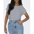 Product ONLY ONLMOSTER STRIPE S/S O-NECK TOP JRS NOOS thumbnail image