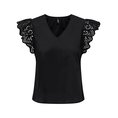 Product ONLY ONLLOU LIFE EMB S/S FRILL TOP WVN thumbnail image