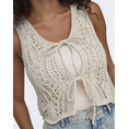 Product ONLY ONLLIZZY LIFE SL CROCHET TIE VEST KNT thumbnail image