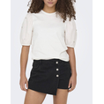 Product ONLY ONLEMME LIFE S/S O-NECK PUFF MIX TOP JRS thumbnail image