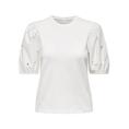 Product ONLY ONLEMME LIFE S/S O-NECK PUFF MIX TOP JRS thumbnail image
