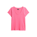 Product SUPERDRY D1 STUD SCOOP NECK TEE WOMEN thumbnail image