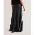 Product TED BAKER ZIONNA Satin Printed Maxi Skirt thumbnail image