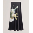 Product TED BAKER ZIONNA Satin Printed Maxi Skirt thumbnail image