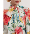 Product TED BAKER LUUSILE Scarf Detail Printed Long Sleeve Blouse thumbnail image