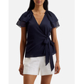 Product TED BAKER NOBORA Short Sleeve with Frill Detail Wrap Top thumbnail image