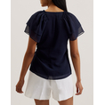 Product TED BAKER NOBORA Short Sleeve with Frill Detail Wrap Top thumbnail image