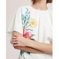 Product TED BAKER LAHNAA Slouch Sleeve Waisted Top thumbnail image