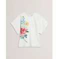 Product TED BAKER LAHNAA Slouch Sleeve Waisted Top thumbnail image