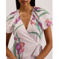 Product TED BAKER FASNIA Angel Sleeve Wrap Mini Dress thumbnail image