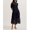 Product TED BAKER XATIVA laced midi Shirt Dress With Puff Sleeve thumbnail image