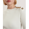 Product TED BAKER LILANO Ribbed Knit Button Detail Skater Dress thumbnail image