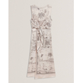 Product TED BAKER MARRONA Knot Detail Wrap Over Midi Dress thumbnail image