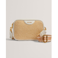 Product TED BAKER BARDAS Webbing Faux Raffia Camera Crossbody Bag (Διαστάσεις: 21 x 15 x 6εκ.) thumbnail image