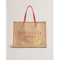 Product TED BAKER FLORAFF Floral Applique Extra Large Raffia Icon Bag (Διαστάσεις: 36 x 45 x 14 εκ.) thumbnail image