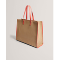 Product TED BAKER FLORAFF Floral Applique Extra Large Raffia Icon Bag (Διαστάσεις: 36 x 45 x 14 εκ.) thumbnail image