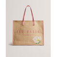 Product TED BAKER FLORAFF Floral Applique Extra Large Raffia Icon Bag (Διαστάσεις: 36 x 45 x 14 εκ.) thumbnail image