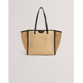 Product TED BAKER BARNI Faux Raffia Large Shopper Bag thumbnail image