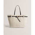 Product TED BAKER TAFANIE Belted Herringbone Canvas Large Tote Bag thumbnail image