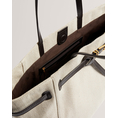 Product TED BAKER TAFANIE Belted Herringbone Canvas Large Tote Bag thumbnail image