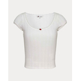Product TOMMY JEANS TJW SLIM SH POINTELLE SS TEE EXT thumbnail image