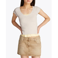 Product TOMMY JEANS TJW SLIM VNECK GMD RIB SS thumbnail image