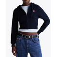 Product TOMMY JEANS TJW BADGE CABL HOOD CARDIGAN EXT thumbnail image