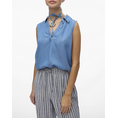 Product VERO MODA VMHARPER SL COLLAR SHORT TENCEL TOP GA thumbnail image