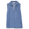 Product VERO MODA VMHARPER SL COLLAR SHORT TENCEL TOP GA thumbnail image