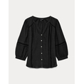 Product VERO MODA VMOLYA 3/4 TOP WVN GA thumbnail image