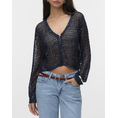 Product VERO MODA VMLEILANI GLITTER LS V-NECK SHORT CARDI thumbnail image