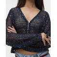 Product VERO MODA VMLEILANI GLITTER LS V-NECK SHORT CARDI thumbnail image
