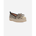 Product LAURA BIAGIOTTI 9094 SHOES FABRIC WITH BOW BEIGE thumbnail image