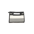 Product LES TROPEZIENNES NAL-TZ-04 ΤΣΑΝΤΑ ΧΕΙΡΟΣ ΥΦΑΣΜΑ ΜΕ ΡΙΓΕΣ WHITE/BLACK thumbnail image