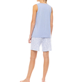 Product PINK LABEL PYJAMA SHORTS ICE BLUE FLEUR thumbnail image