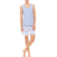 Product PINK LABEL PYJAMA SHORTS ICE BLUE FLEUR thumbnail image