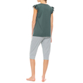 Product PINK LABEL PYJAMA CAPRI FOREST GREEN GEO thumbnail image
