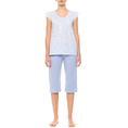 Product PINK LABEL PYJAMA CAPRI ICE BLUE FLEUR thumbnail image