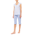 Product PINK LABEL PYJAMA CAPRI ICE BLUE FLEUR thumbnail image